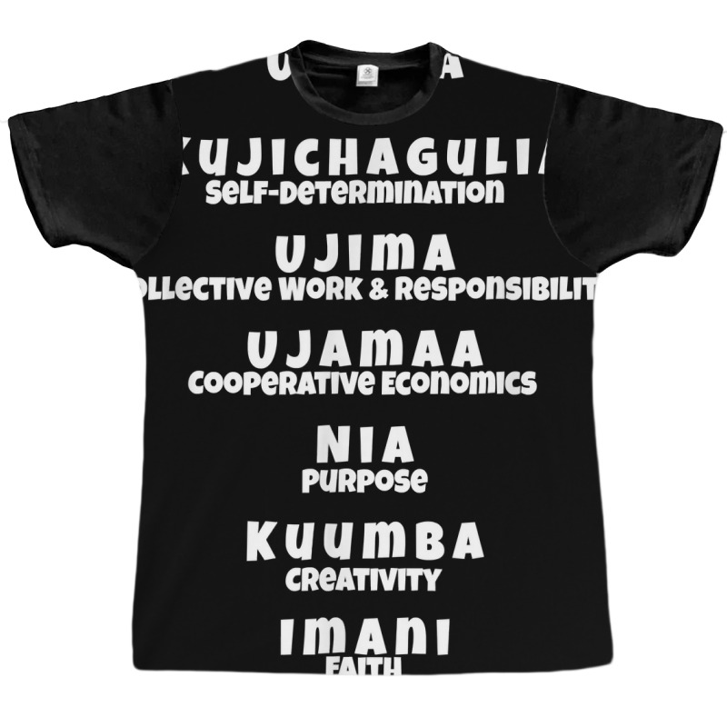 Happy Kwanzaa African Kwanzaa   Seven Principles Celebration T Shirt Graphic T-shirt by lejo83khanna | Artistshot