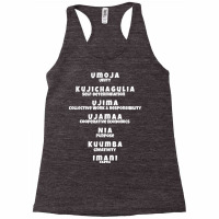 Happy Kwanzaa African Kwanzaa   Seven Principles Celebration T Shirt Racerback Tank | Artistshot