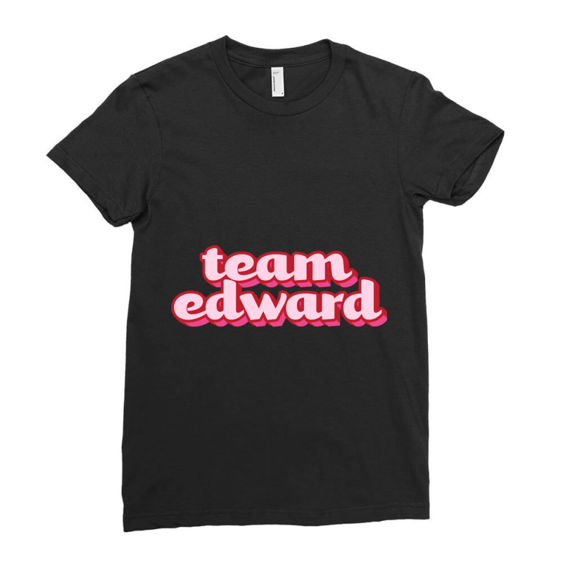 Team Edward Ladies Fitted T-Shirt by ANITRAMATHIS | Artistshot