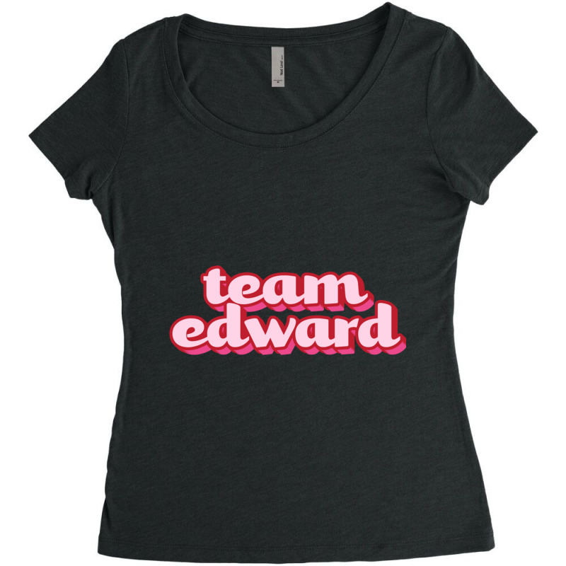 Team Edward Women's Triblend Scoop T-shirt by ANITRAMATHIS | Artistshot