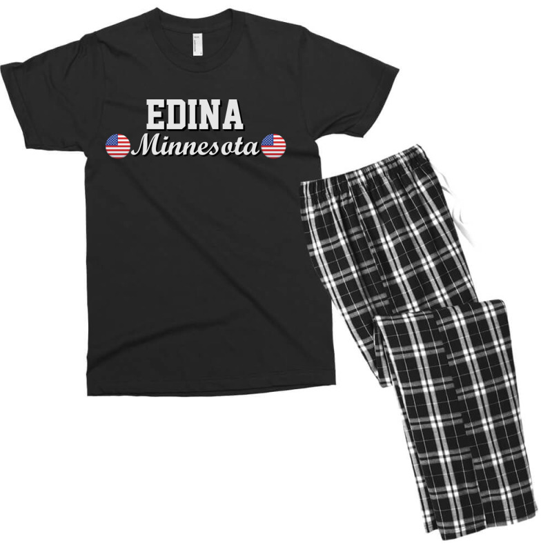 Edina Minnesota Men's T-shirt Pajama Set | Artistshot