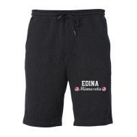 Edina Minnesota Fleece Short | Artistshot