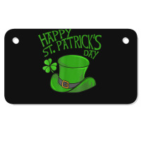 Happy St Patricks Day Motorcycle License Plate | Artistshot