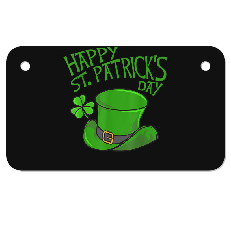 Happy St Patricks Day Motorcycle License Plate | Artistshot