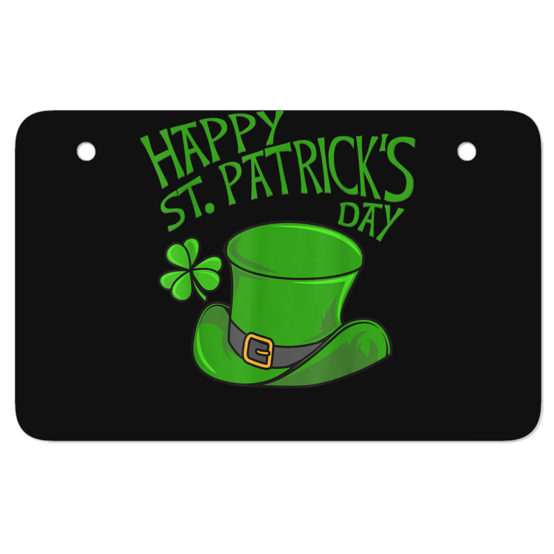 Happy St Patricks Day Atv License Plate | Artistshot