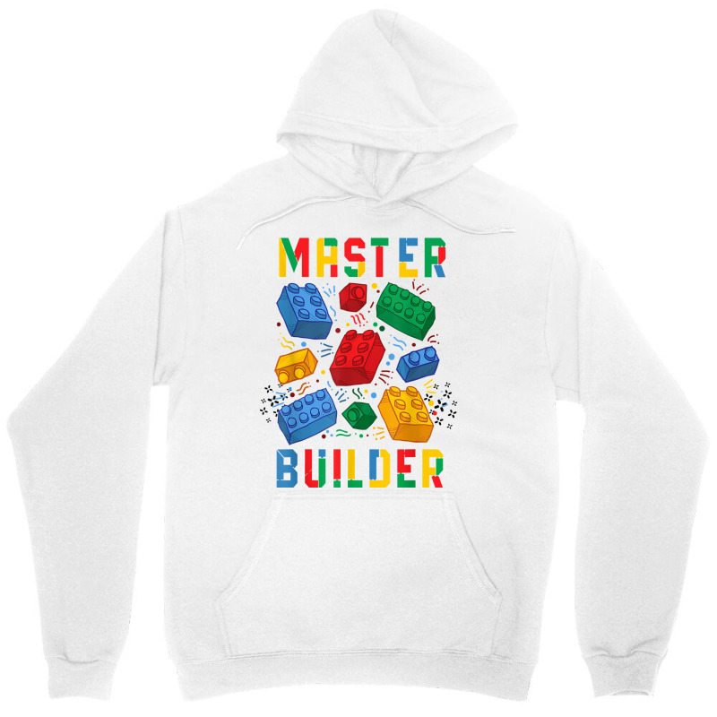 Brick Builder Funny Blocks Master Builder T Shirt Unisex Hoodie | Artistshot