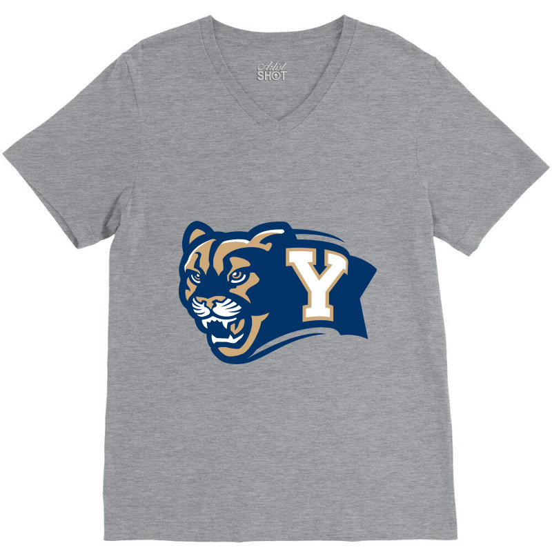 Byu, Cougar 2 V-Neck Tee by Cokro | Artistshot