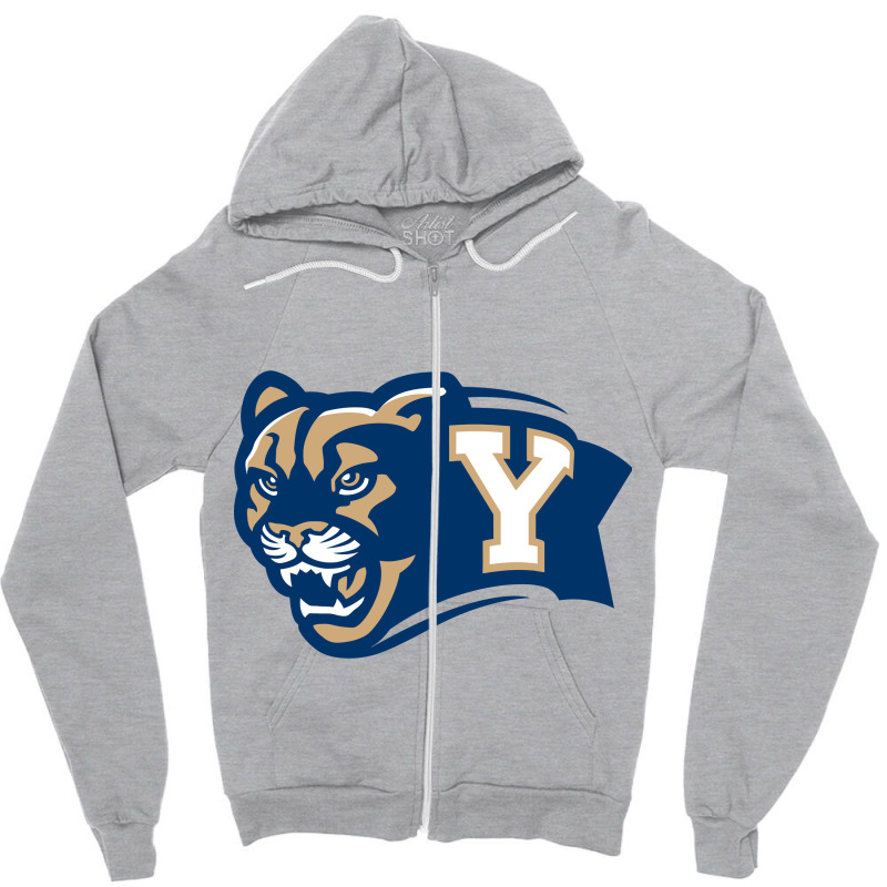 Byu, Cougar 2 Zipper Hoodie by Cokro | Artistshot