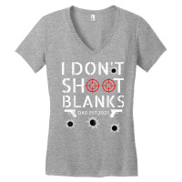 I Don't Shoot Blanks 2023 Dad To Be Promoted To Daddy Men T Shirt Women's V-neck T-shirt | Artistshot