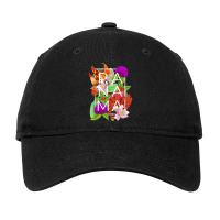 Flowers Of Panama Word Art Panamanian Pride Adjustable Cap | Artistshot