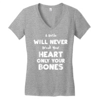 Humor A Horse Will Never Break Your Heart Only You... Horse T Shirt Women's V-neck T-shirt | Artistshot