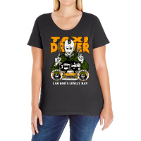 Taxi Driver Movie (distressed) Merch Ladies Curvy T-shirt | Artistshot