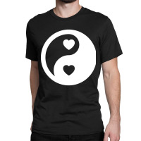 Ying Yang The Symbol Of Life & Death By Chinese Language Classic T-shirt | Artistshot