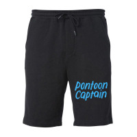 Lake Pontoon Boat Captain T Shirt Fleece Short | Artistshot