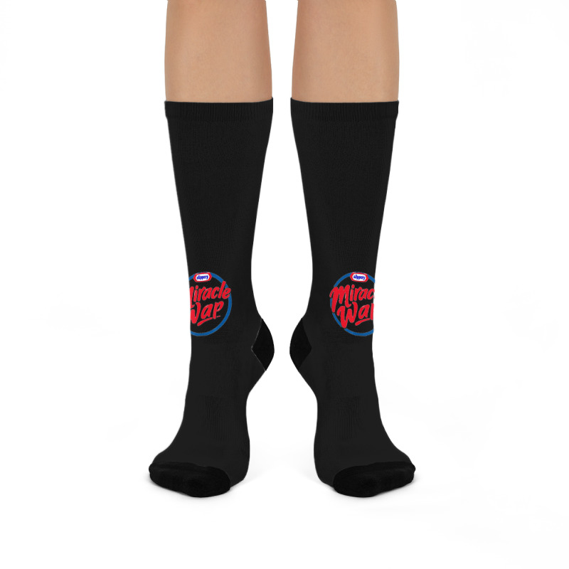 Miracle Wap Rap Song Lyric Crew Socks | Artistshot