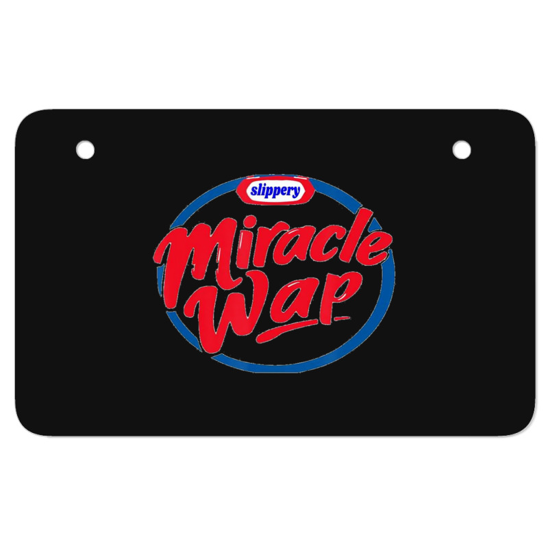 Miracle Wap Rap Song Lyric Atv License Plate | Artistshot