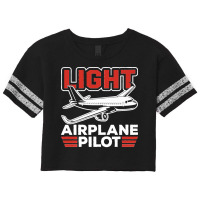 Light Airplane Pilot Private Small Airplane Aircraft Premium Scorecard Crop Tee | Artistshot