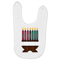 Kwanzaa Principles Kinara African American T Shirt Baby Bibs | Artistshot