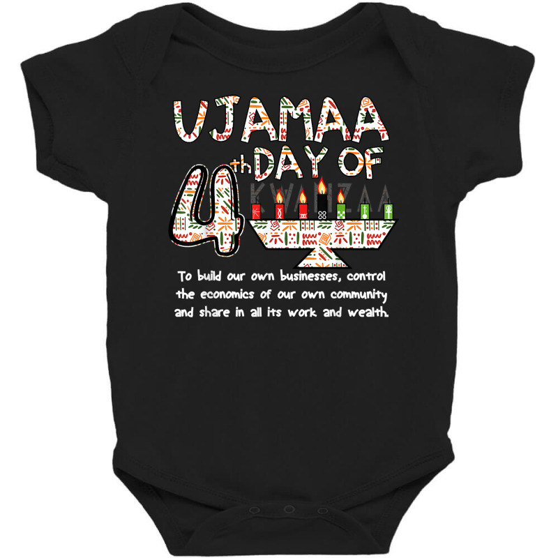 Kwanzaa Seven Principles Ujamaa 4 Th Day Of Kwanzaa Kids T Shirt Baby Bodysuit by anitrasargisg5b | Artistshot