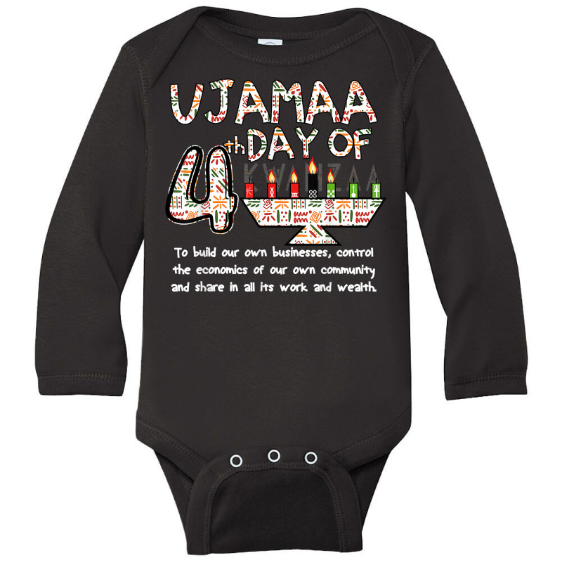 Kwanzaa Seven Principles Ujamaa 4 Th Day Of Kwanzaa Kids T Shirt Long Sleeve Baby Bodysuit by anitrasargisg5b | Artistshot