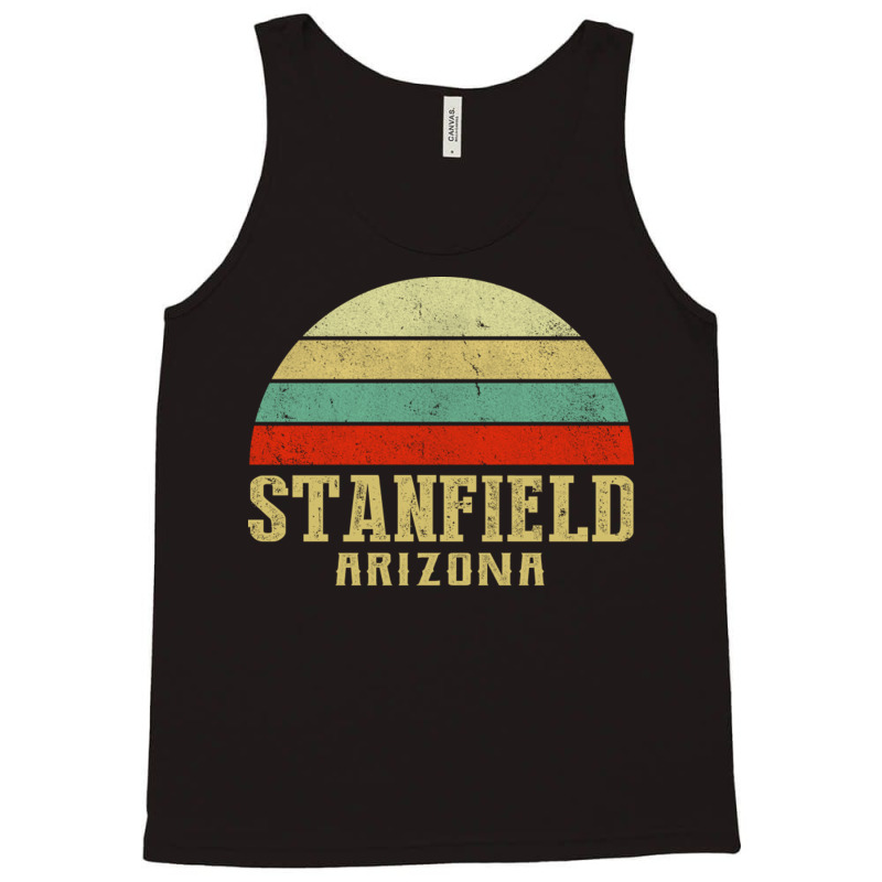 Stanfield Arizona Vintage Retro Sunset Tank Top by JeremyHurley | Artistshot