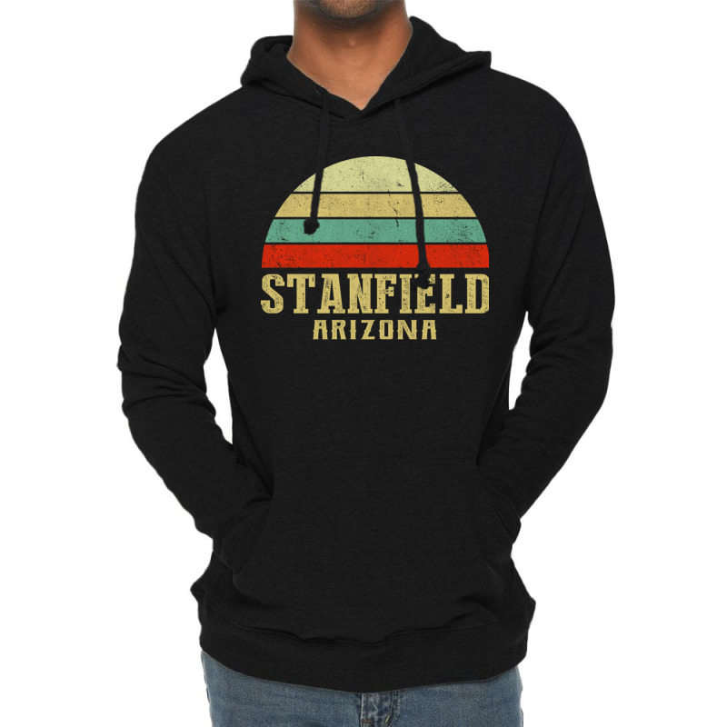 Stanfield Arizona Vintage Retro Sunset Lightweight Hoodie by JeremyHurley | Artistshot