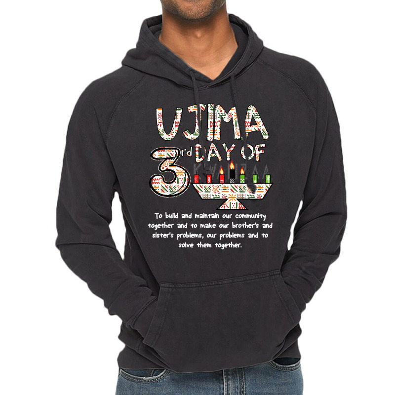 Kwanzaa Seven Principles Ujima 3 Rd Day Of Kwanzaa Kids T Shirt Vintage Hoodie by anitrasargisg5b | Artistshot