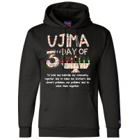 Kwanzaa Seven Principles Ujima 3 Rd Day Of Kwanzaa Kids T Shirt Champion Hoodie | Artistshot