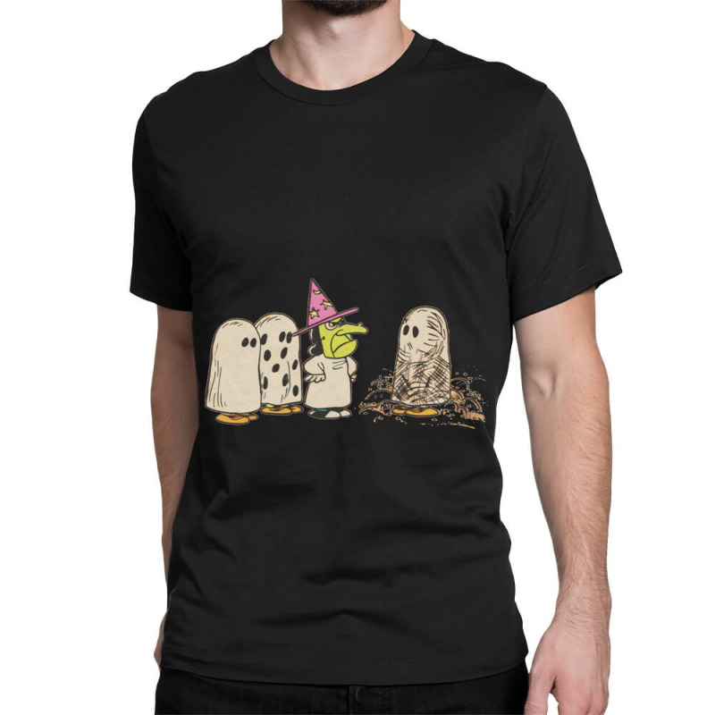 Vintage Peanuts Great Pumpkin Ghost Costumes Classic T-shirt | Artistshot