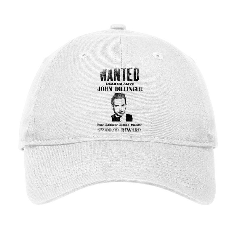 Wanted Poster John Dillinger Distressed Adjustable Cap | Artistshot