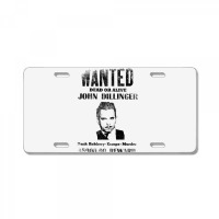 Wanted Poster John Dillinger Distressed License Plate | Artistshot