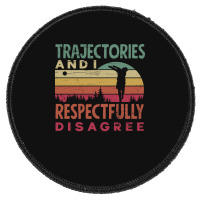 Track And Field Hammer Throwing Trajectories And I Funny Round Patch | Artistshot