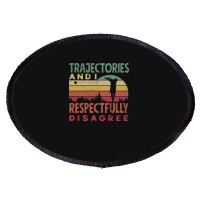 Track And Field Hammer Throwing Trajectories And I Funny Oval Patch | Artistshot