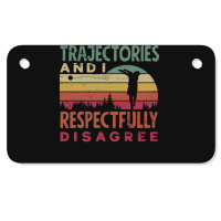 Track And Field Hammer Throwing Trajectories And I Funny Motorcycle License Plate | Artistshot