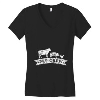 Vintage Pit Crew Funny Bbq Grilling Women's V-neck T-shirt | Artistshot