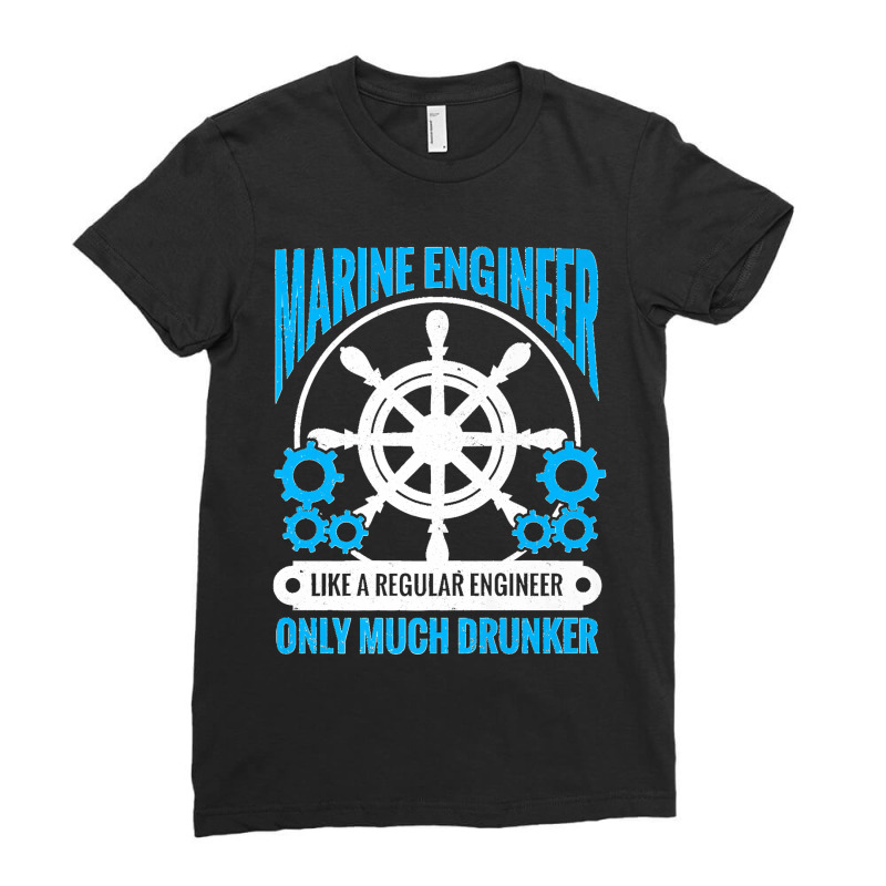 Maritime Engineering Marine Engineering Marine Engineer Premium Ladies Fitted T-Shirt by ROBERTCHESTERTAFT | Artistshot