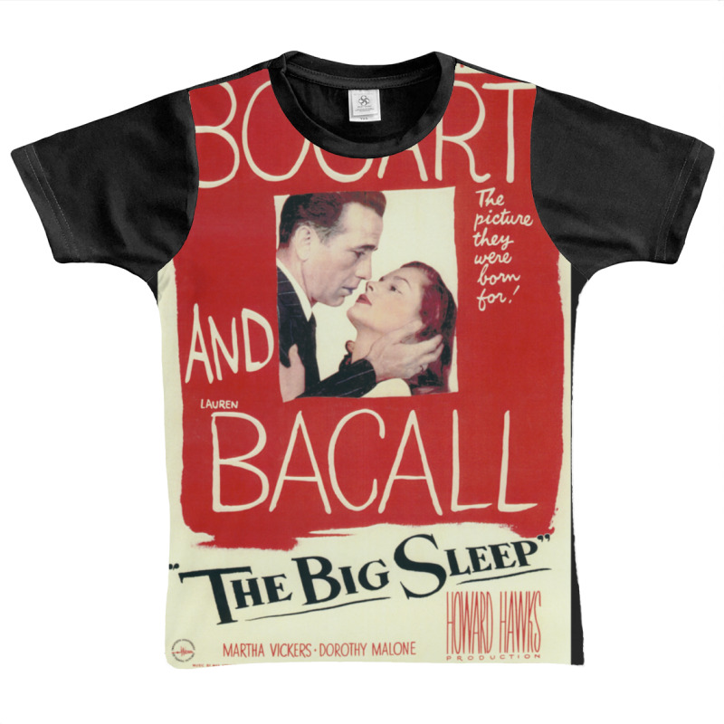 The Big Sleep - Vintage Movie Poster (bogart Graphic Youth T-shirt by LaurenJonsrudBedell | Artistshot