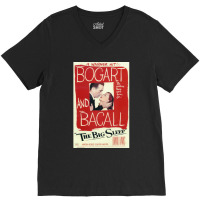 The Big Sleep - Vintage Movie Poster (bogart V-neck Tee | Artistshot