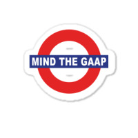 Pullover Cpa Mind The Gaap Gap Funny Accounting Sweatshirt Sticker | Artistshot