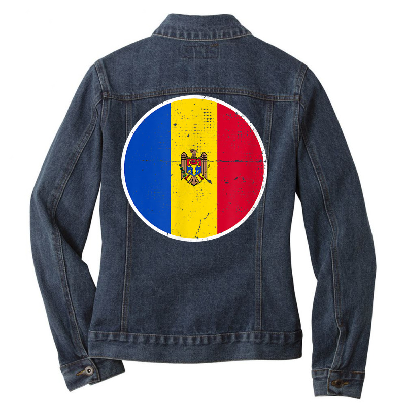 Moldova Proud Moldovan Flag T Shirt Ladies Denim Jacket by mollyschq6z | Artistshot