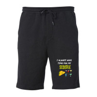 Funny I Have Time Scoodle Tacos Wine Drinks Dog Puppy Fleece Short | Artistshot