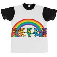 Rainbow Grateful Dancing Graphic T-shirt | Artistshot