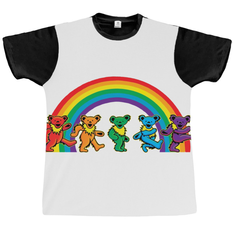 Rainbow Grateful Dancing Graphic T-shirt | Artistshot