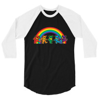 Rainbow Grateful Dancing 3/4 Sleeve Shirt | Artistshot