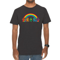 Rainbow Grateful Dancing Vintage T-shirt | Artistshot