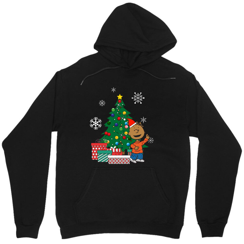 Custom Franklin Peanuts Around The Christmas Tree Unisex Hoodie By