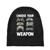 Video Game Controller Choose Your Weapon Esports Gamer Baby Beanies | Artistshot