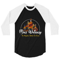 Malt Whiskey Happiest Drink Funny Pun Parody 3/4 Sleeve Shirt | Artistshot