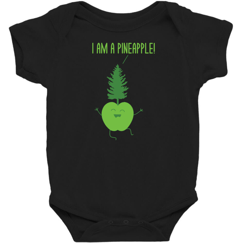 Funny Pineapple Pun Dad Jokes Humor   I'm A Pineapple Baby Bodysuit by ton1 | Artistshot