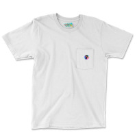 Initial F College Varsity Letter Name Initial Baseball Pink Pocket T-shirt | Artistshot